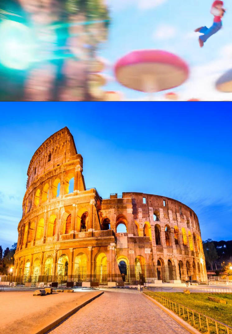 Mario gets into Rome by luznocedaforever on DeviantArt