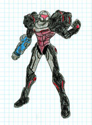Phazon Suit Drawing
