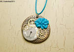 Steampunk necklace by skuggsida