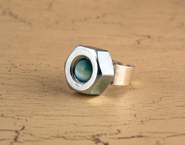 Hardware nut ring