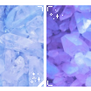 f2u blue/purple crystal decor