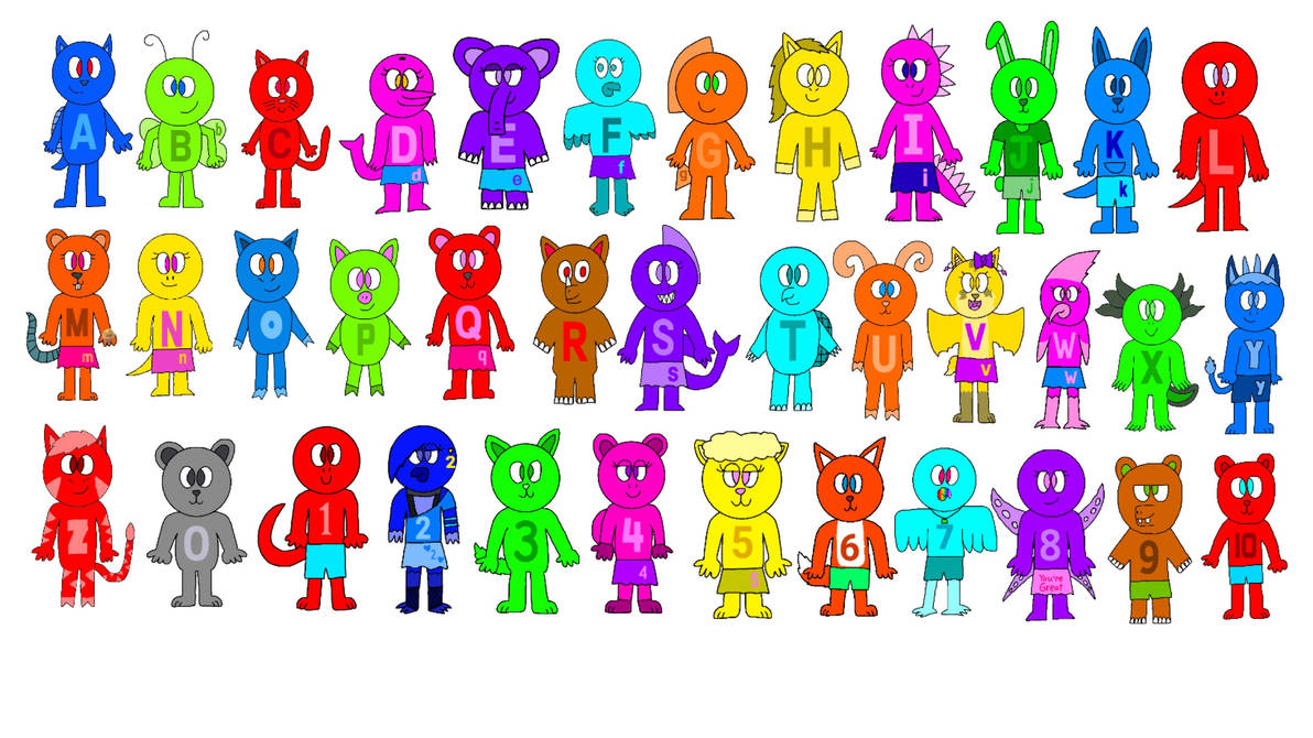 Busy Beavers Letters and Numbers as Animals by BFDIFanatic2012 on ...