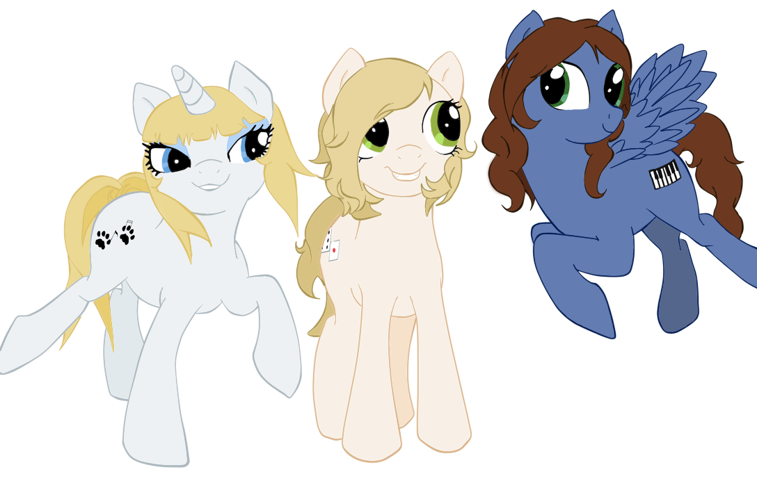 Vector practice ponies