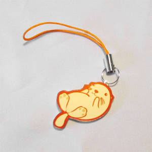 Sea Otter Phone Charm