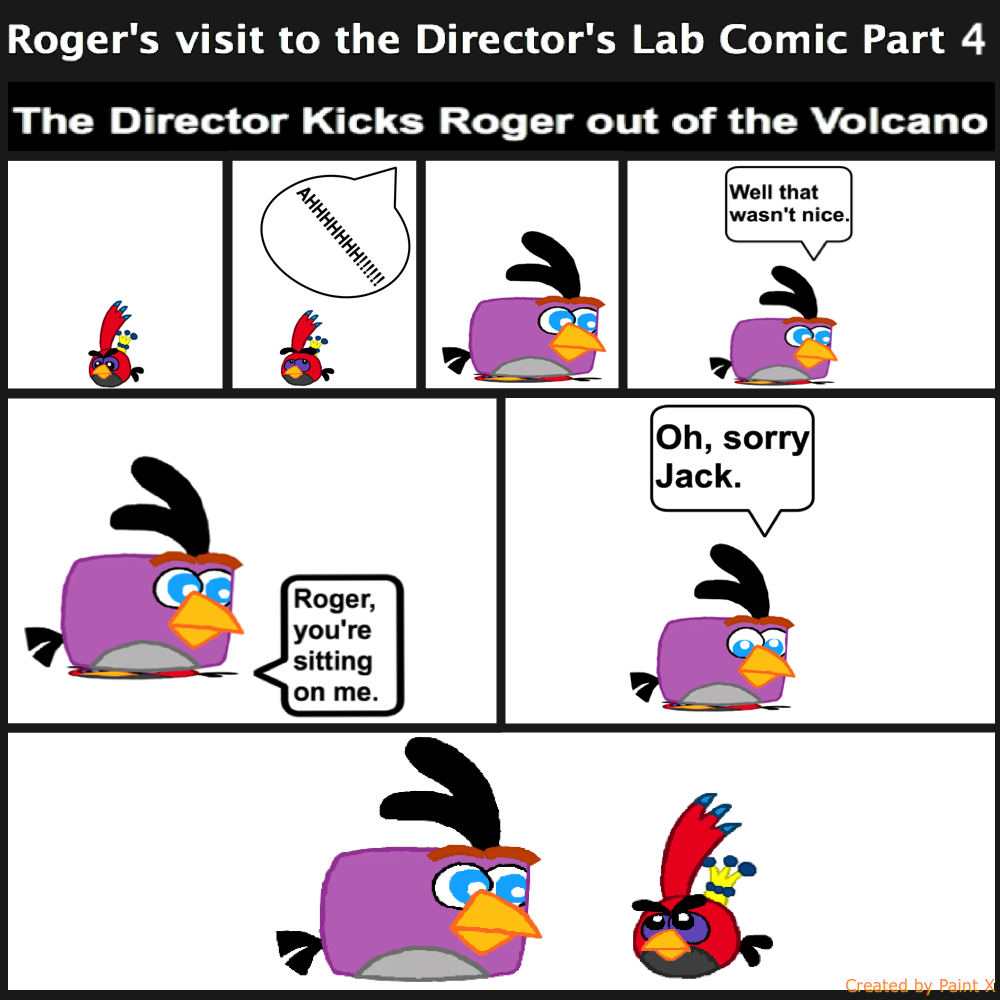 Roger's visit to the Director's Lab Comic Part 4