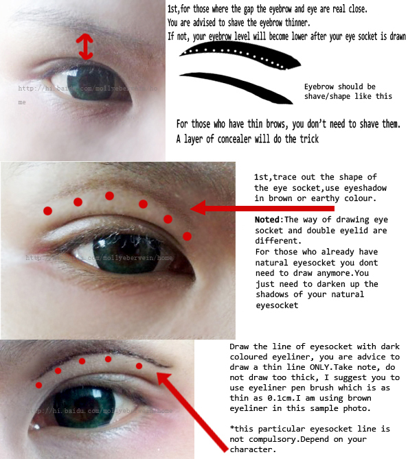 Eye's make up tutorial Part 1