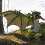 Gwahrk (Paper Mache') Dragon