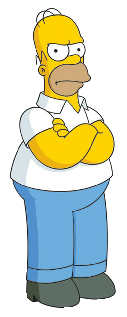 Angry Homer Simpson (PNG) by Qhaalis on DeviantArt