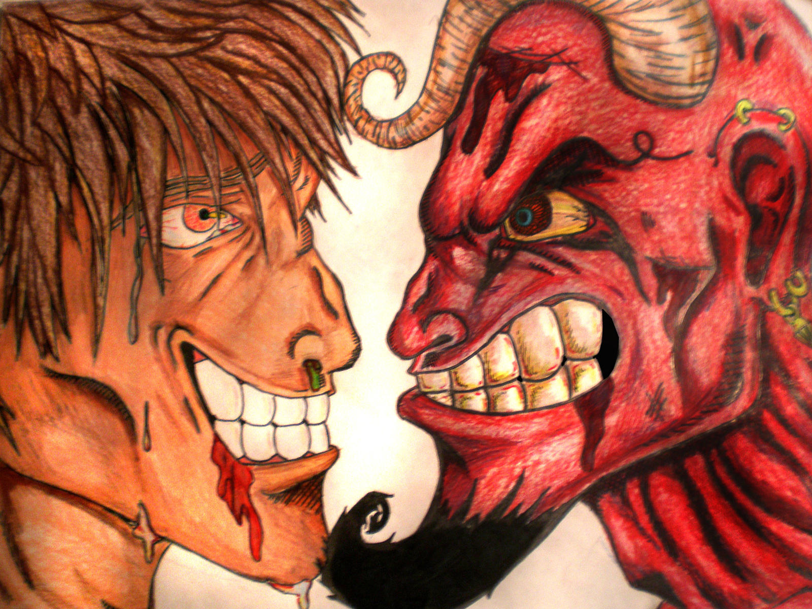 man vs demon