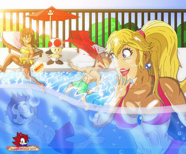 Mario Pool Party!!