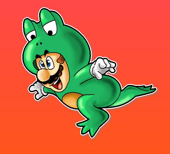 Frog Mario by Kopejo on DeviantArt