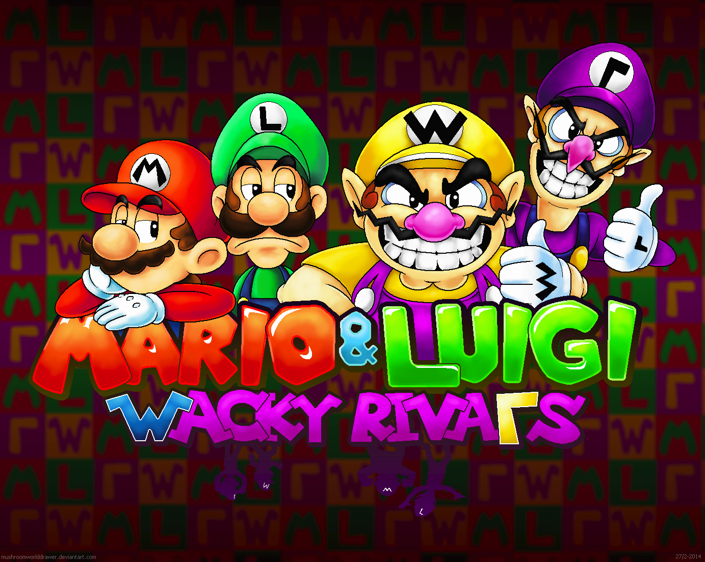 Mario Rivals Mario and Luigi: Wacky Rivals by Kopejo on DeviantArt