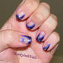 Purple French Tips