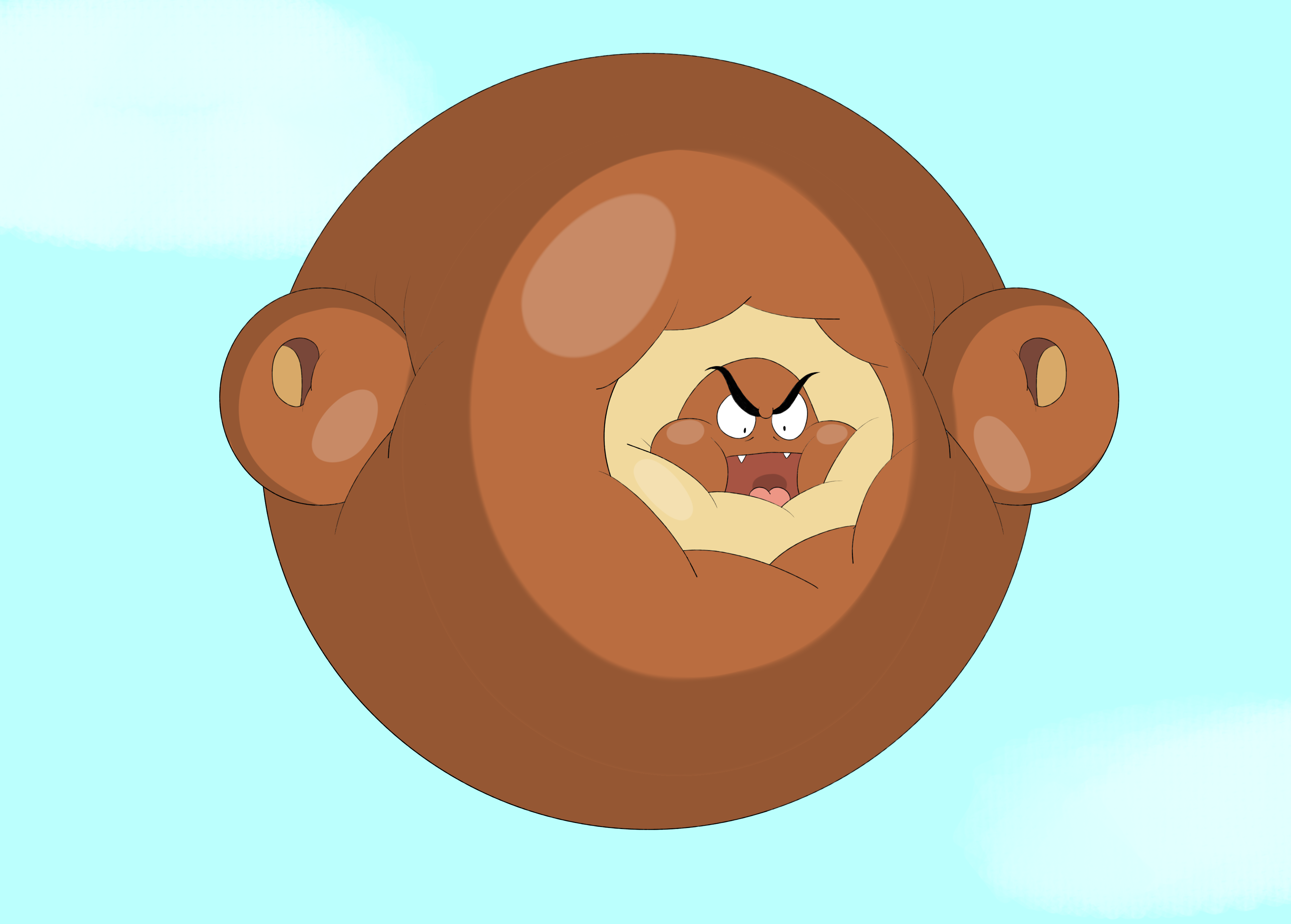 Goomba Oc Deviantart Goomba by roundblueyarts on DeviantArt