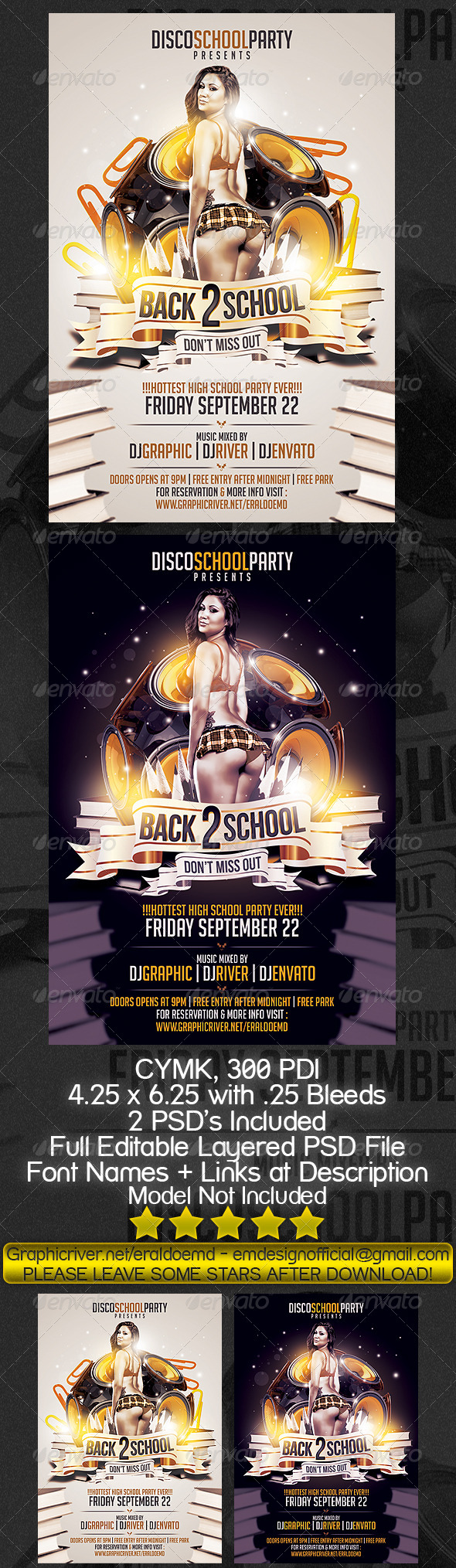 Back To School 2 PSD's