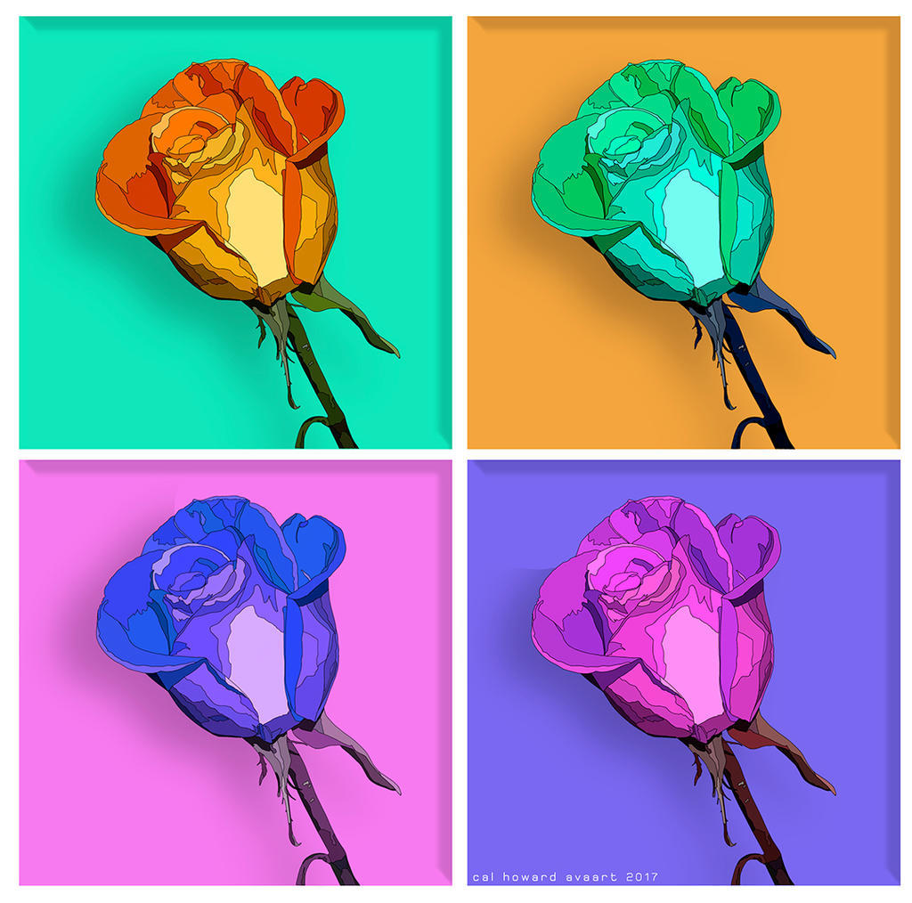 Warholian Rose