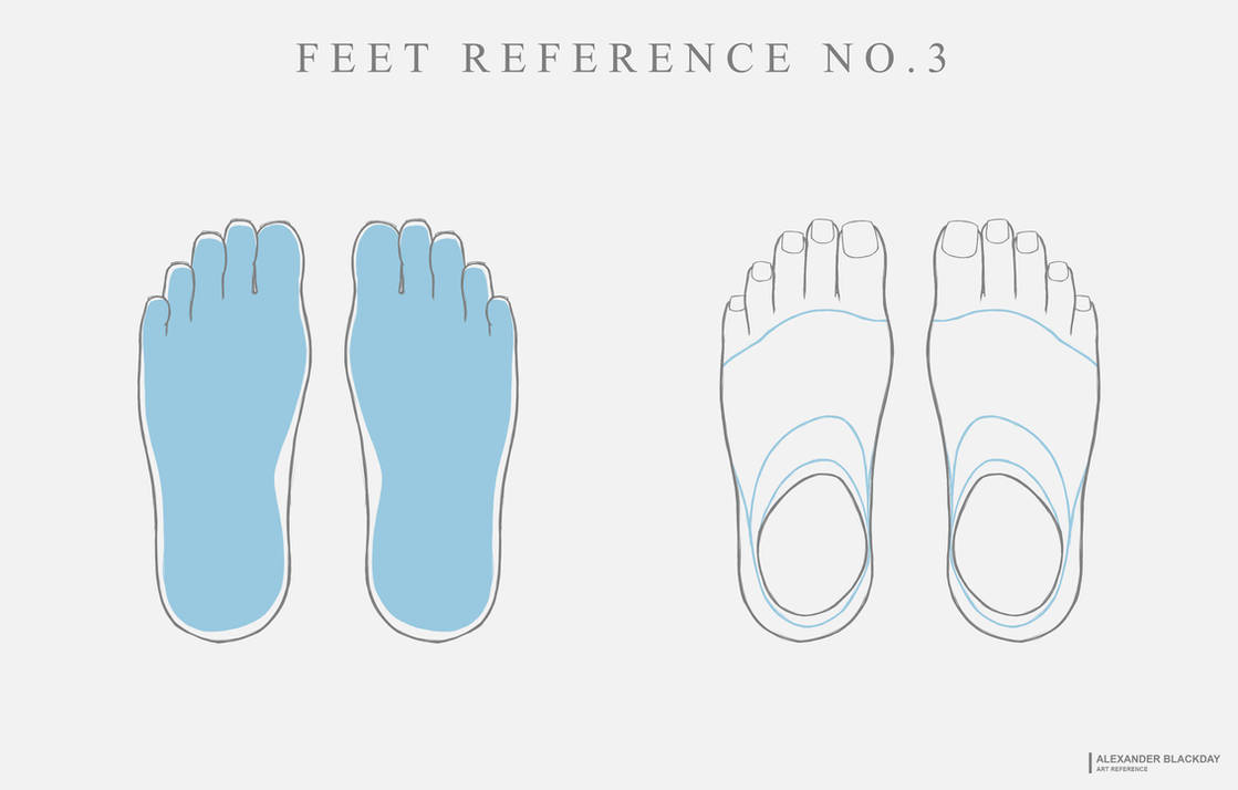 Feet Reference No. 3 by Alexander-Blackday on DeviantArt