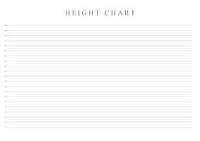 Height Chart Template - Free Download