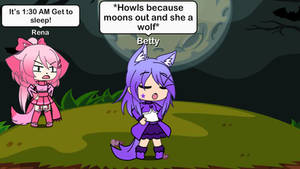 Gacha Life Body Base Poses Wolf - Comnata Wallpaper