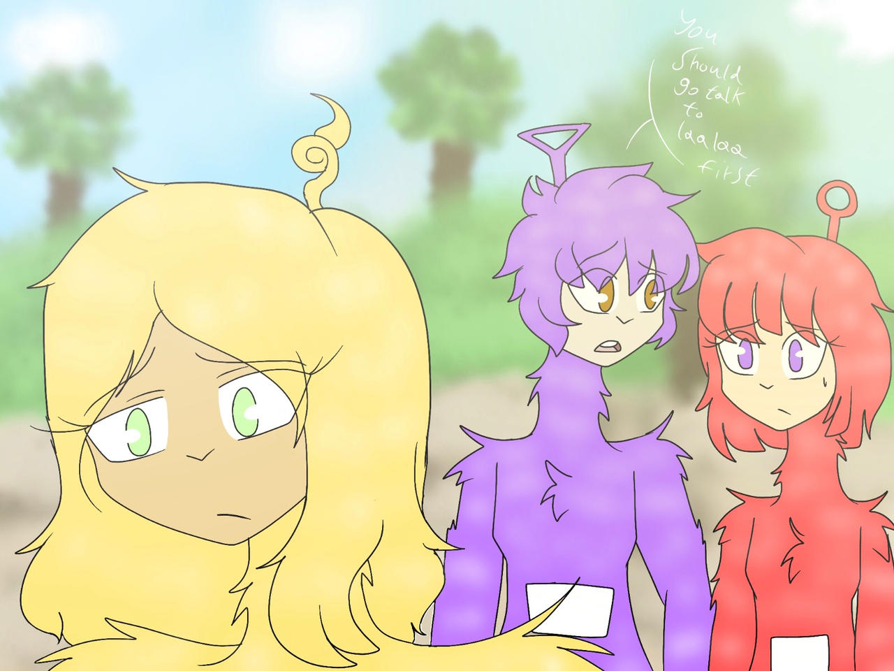 Slendytubbies 3 AU Whats with the face? by tylerrosestorey810 on