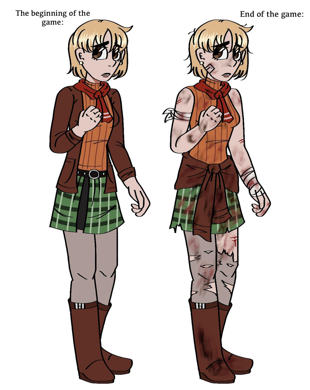 art blog — the way ashley's section was done in the remake is