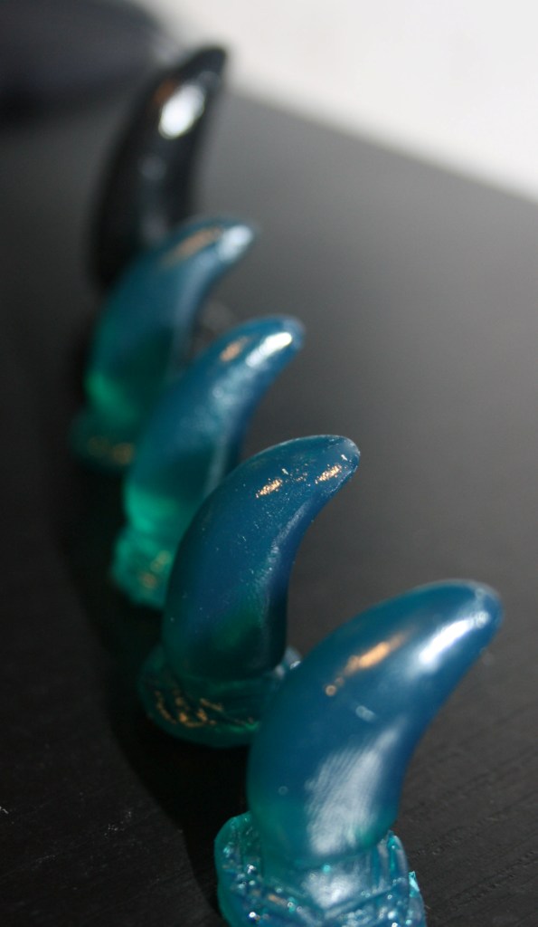 Turquoise Resin Claws