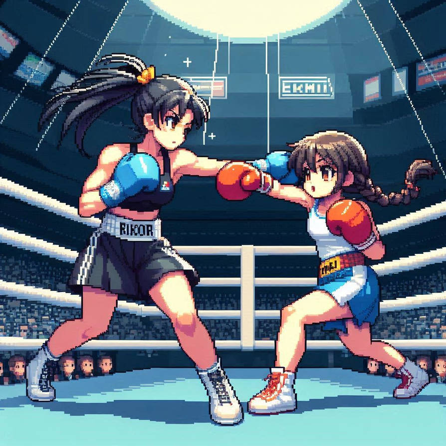 Fraternal Boxing Two siblings in a boxing match by airfold on DeviantArt
