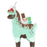 Mint Chocolate Chip Llama