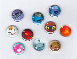 Slime Rancher Button Pins
