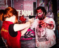 Claire Redfield Vs. Zombie