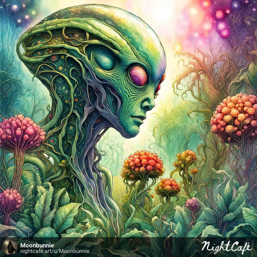 Ancient Alien Healer by TanjaGrimstvedt on DeviantArt