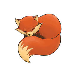 sleeping fox