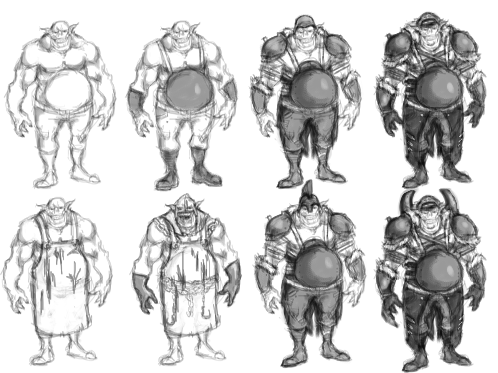 Ogre Style Ogre outfits by OnHolyServiceBound on DeviantArt