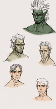 Orc/Human Hybrids Male