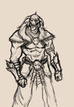 Rauque Sketch by OnHolyServiceBound