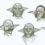 Goblin Face archetype Sketches