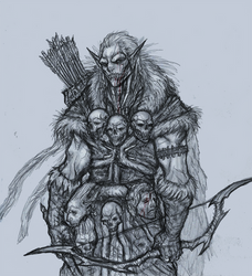 Pale Orc Hunter by OnHolyServiceBound