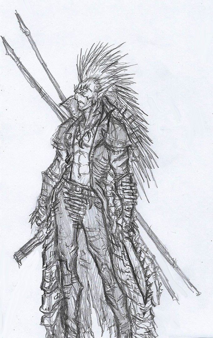 Sketch: Razormane full body