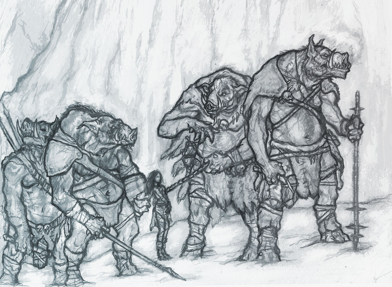 Boarkin Boarkin captive - Windmill Slam Games by OnHolyServiceBound on DeviantArt