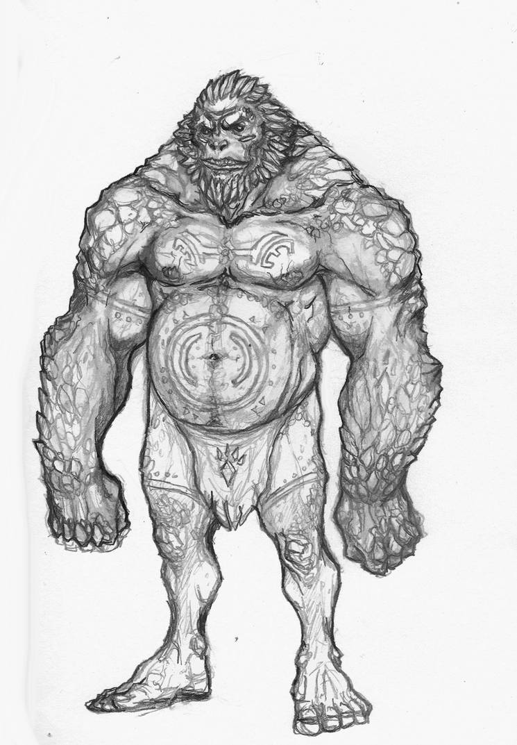 Goron Sketch By Onholyservicebound On Deviantart