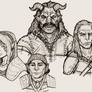 NPC Portraits Windmill Slam Games Ink