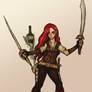 Half-Elf Pirate Rogue