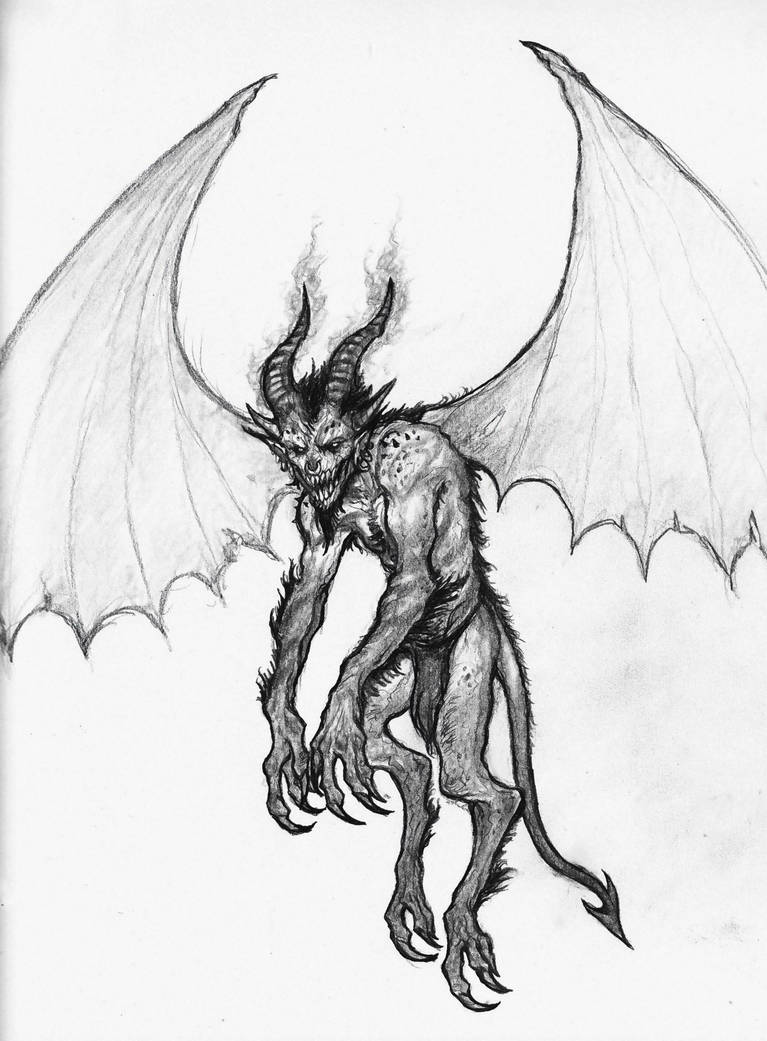 Flying Imp Demon by OnHolyServiceBound on DeviantArt