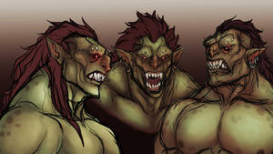 Orc Face Sketches Remake