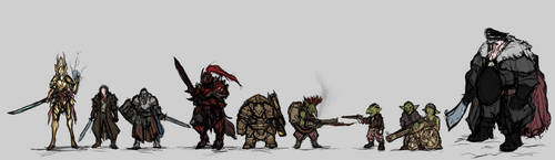 Tech Lineup Sketches Scaled Coloured