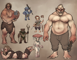 Sapient Species of the Hedge Lands