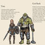Oblivion Characters: Tara and Gor'thok