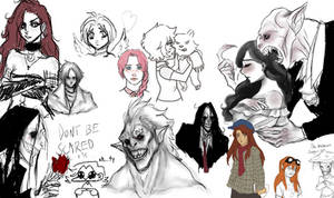 Magma: Assorted characters from Assorted settings