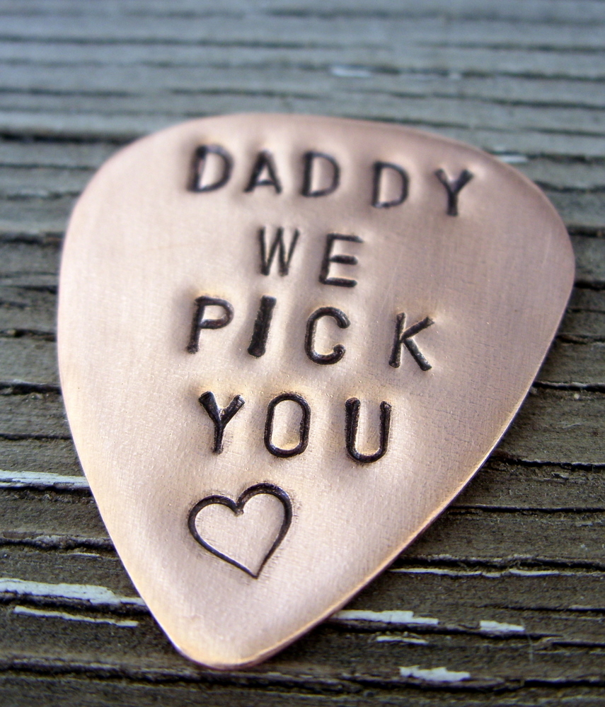 Daddy's guitar pick