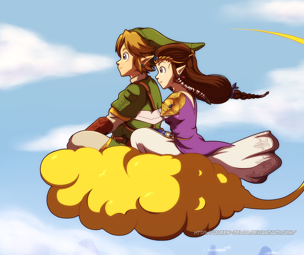 Flying home by Queen-Zelda